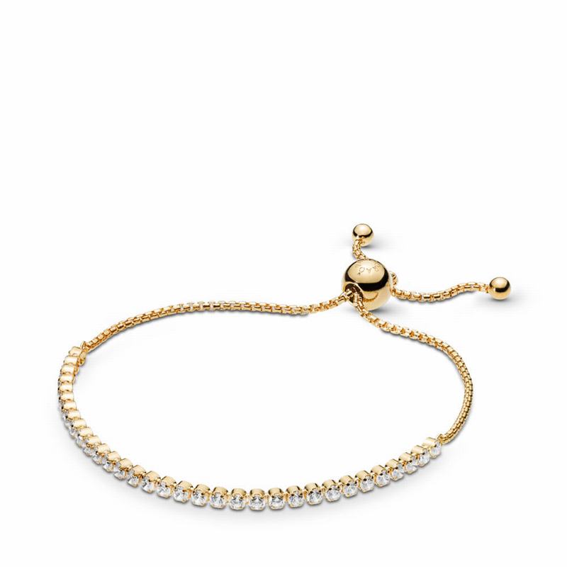 Pandora Shine™ Sparkling Strand Bracelet Gold Egypt BR9285637